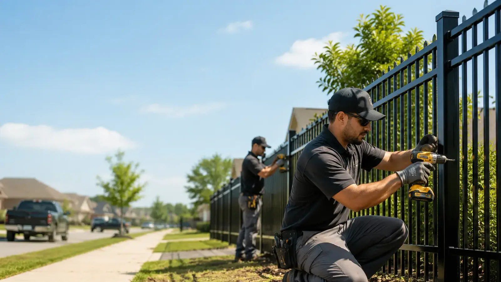 Metal Fence Installation in Brownstown, IL